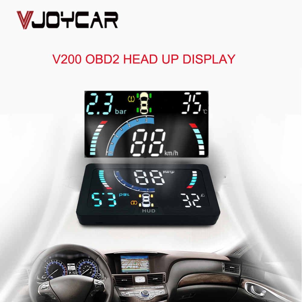 Vjoycar HUD OBD2  , ӵ  ÷,  ӵ, Ʈ δ,  ׼